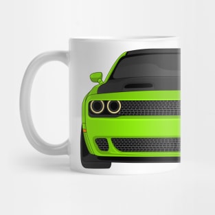 DODGE HELLCAT FRONT LIME Mug